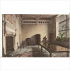 Old postcard of The Hall, Trerice Manor House, Near Newquay